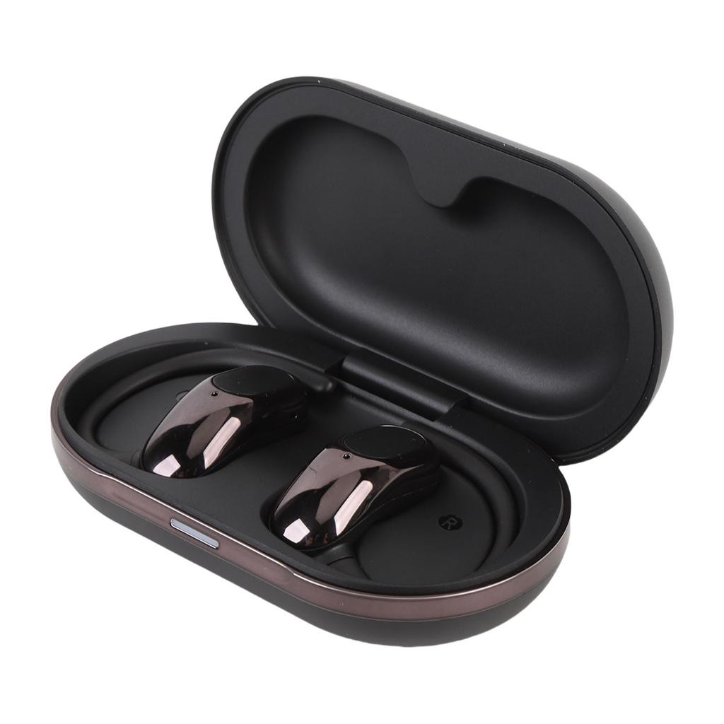 Smart Translation Earbuds Full Color Touch Screen HIFI Sound Quality Multi Languages Bluetooth Translator Black