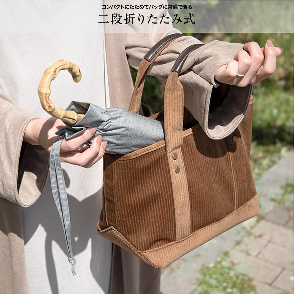 FIELDOOR Fully Folding 50cm For Sunny and Rainy Days Fabric Steel UV UV Heat Glass Rainy Super Water Repellent Ombrage, Blackout, 2-Stage, Parasol,