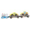 Wooden Train Set Child Friendly Safe Portable Colorful Wood Toy Train Set for Major Brand Boys