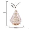 Crystal Fruit Ornament Nordic Pear Statue for Party Living room and home Decor