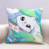 Cute Digimon Adventure  Doublesided Print Pillow Case Pattern Printed Pillowcase For Living Room Sofa Cushion Cover