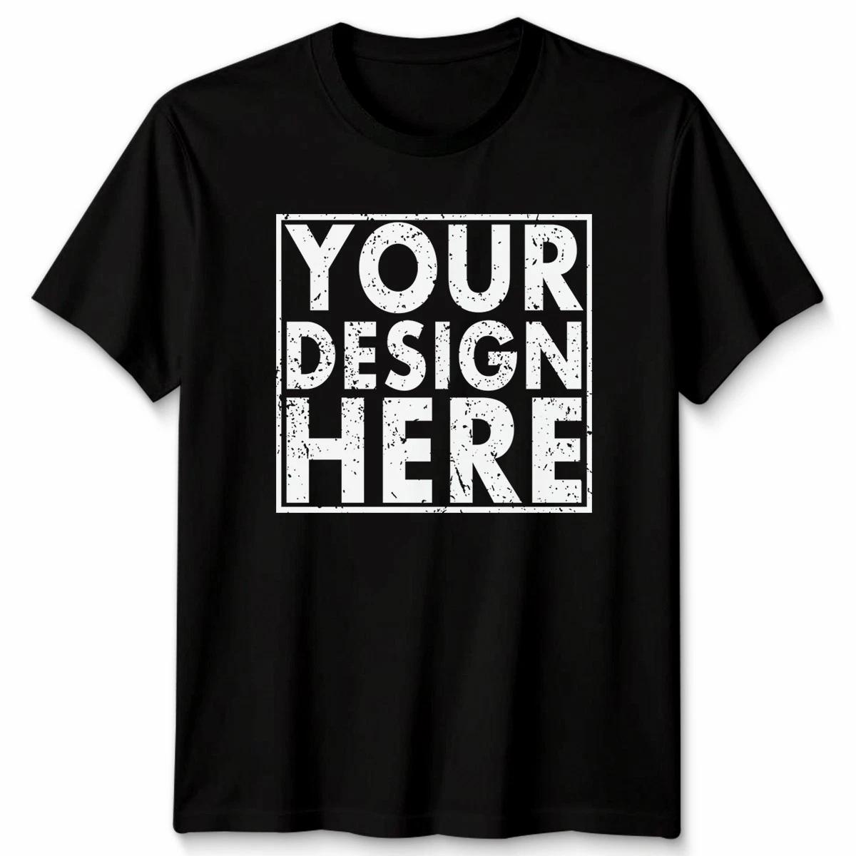 Personalised Your Logo Or Text Here Text Customization Mens T-shirt Womens Tee S
