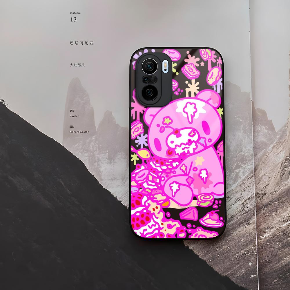 

Cute G-Gloomy Bear Phone Case Tempered Glass For Xiaomi 15 14 12 Lite Pro 13 11t Lite POCO M6 M5 X6 X5 X3 F5 F6 Pro Cover Xiaomi 15