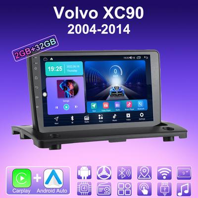 2 DIN Android Carplay Araba Radyo Volvo XC90 2004-2014 Multimedya Oynatıcı Baş Ünitesi Stereo GPS Navigasyon BT WIFI 2+32GB