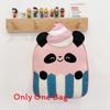 Cartoon Line Panda Girls Toddler Backpack With Fashion Sequins For Use School