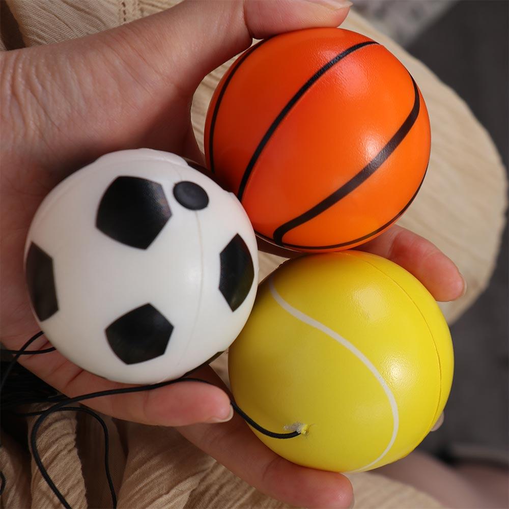 Boring Elastic Bouncing Return Ball On String Bouncy Ball With Elastic Strap Kids Toy