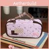 Cute Heartshaped Pencil Case For Girls With Large Capacity And Polyester Material For Students