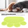 PVC Cat Dog Litter Mat Waterproof AntiSlip   Shape Feeding Bowl Placemat Pet Supplies(  Blue   Shape)