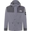 Dryvent Embroidered Logo Sleeve Label Waterproof Windproof Hooded Zip Long Sleeve Jacket Men Jackets Gray NJ2HR01K