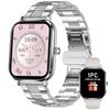 2026 New Low Power Ladies Smart Watch 1.82" IPS Screen BT5.3 Call 128M Memory Health Monitor IP68 Waterproof Sports Tracker