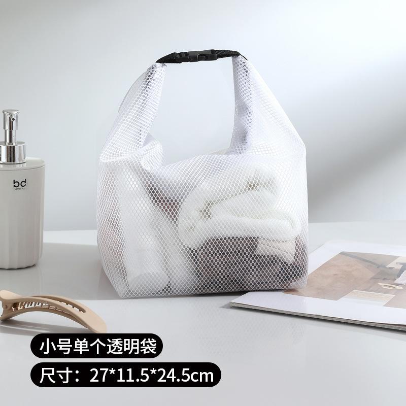 

New EVA Waterproof Storage Bag High Appearance Anti-Stain Dirt-Resistant Cosmetic Storage Bag Large Capacity Handheld Toiletry Bag White Small Size