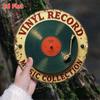 Retro Vinyl Record Metal Painting Wall Decor for Living Room Bar Cafe