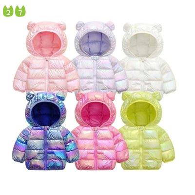 New Children's Lightweight Down Jacket Boys and Girls Cotton Clothing Cotton Coat Short Colorful Baby Winter Coat