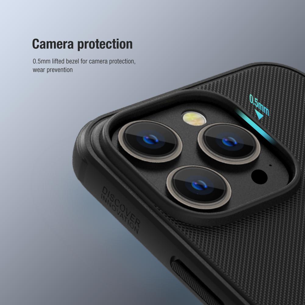 Nillkin Frosted Shield Pro Phone Case for iPhone 15 Pro Max Case, PC+TPU Hard Protection Back Cover for iPhone 16 15 13 14 Plus