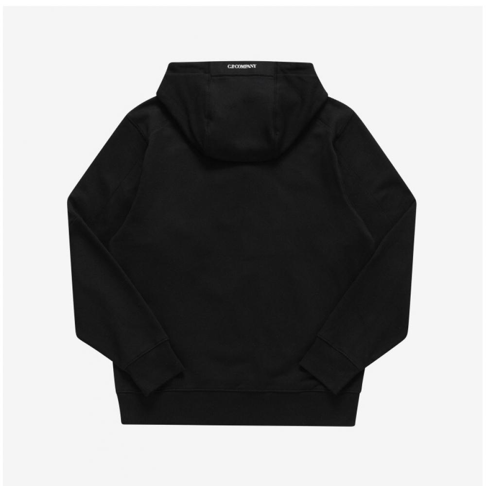 Cp Company 18cmSS024a 005086w 999 Diagonal LenS Waffen Men S Hoodie