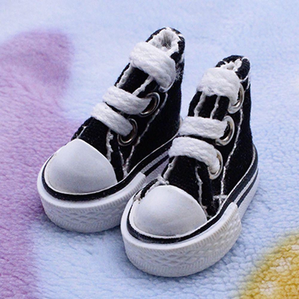 Doll Shoes 3.5CM Cute Mini Doll Shoes Denim Canvas Shoes For Doll For Toy For Doll Boots Dolls Sneakers Accessories