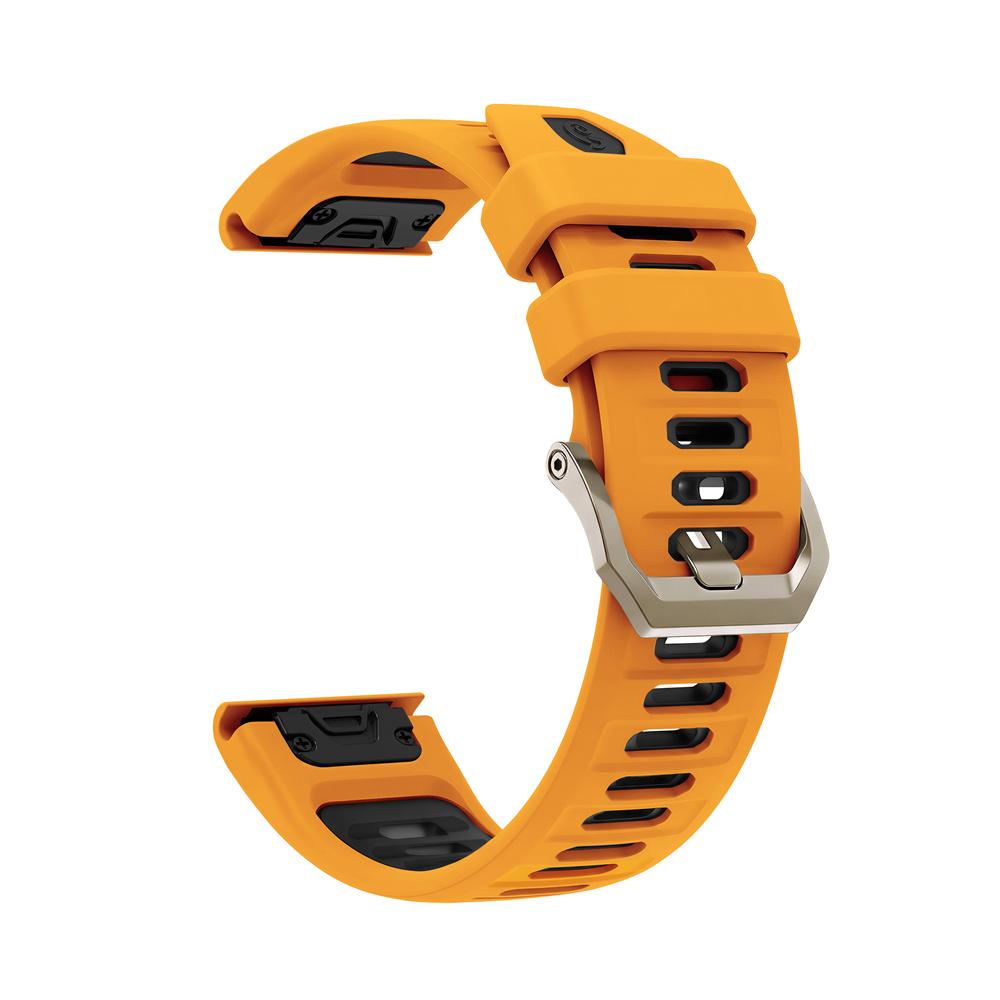 

Швидкознімний 26-мм ремінець для годинника Amazfit T-Rex Ultra 2 51 мм, спортивний силіконовий браслет на зап ястя, аксесуари чорний/помаранчевий