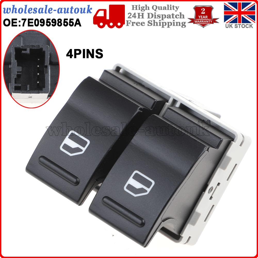 7E0959855A For VW Transporter T5 Multivan 2003-2014 Electric Window Switch Front