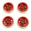 4pcs Aluminum Alloy Wheel Hub Copper Counterweight RC Wheel Hub Internal Weight Assembly for HOBBYPL