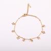 European and American Stainless Steel Zircon Women's Versatile High-end Bracelet