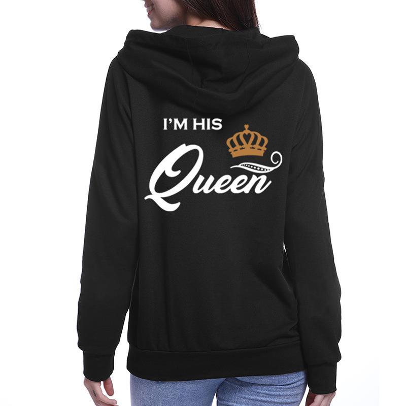 2024 His Queen & Her King Couple Hooded Sweatshirts