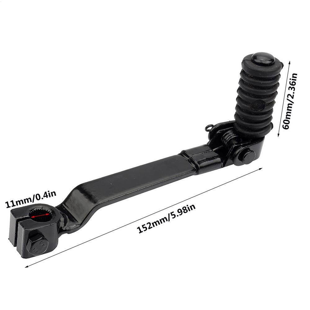 

Складной рычаг переключения передач из нержавеющей стали подходит для квадроцикла 50cc-250cc XR/CRF 50 питбайк/кроссовый/трейловый мотоцикл кроссовые питбайки чёрный