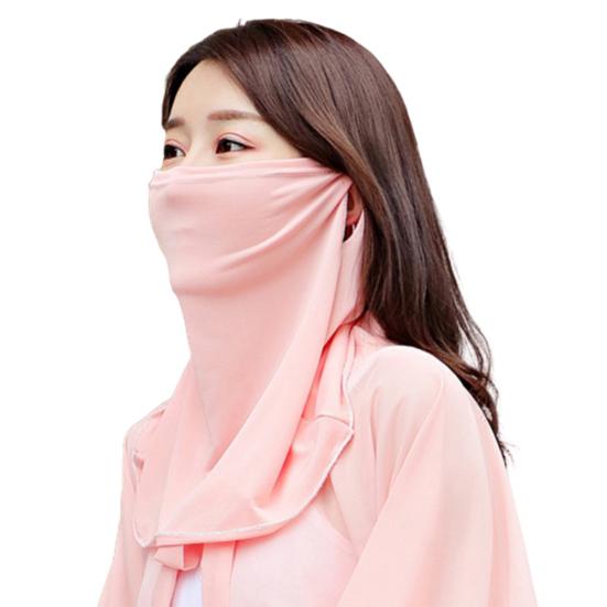 Women Fashion Mouth Neck Cover Anti-UV Dust Proof Breathable Outdoor Face Shield