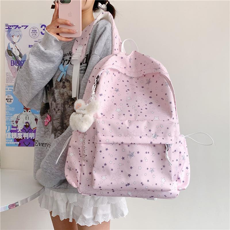 Fashion Girls Backpack New Large Capacity Korean Style Women Backpacks Cute Student School Backpack Versatile Women's Bag