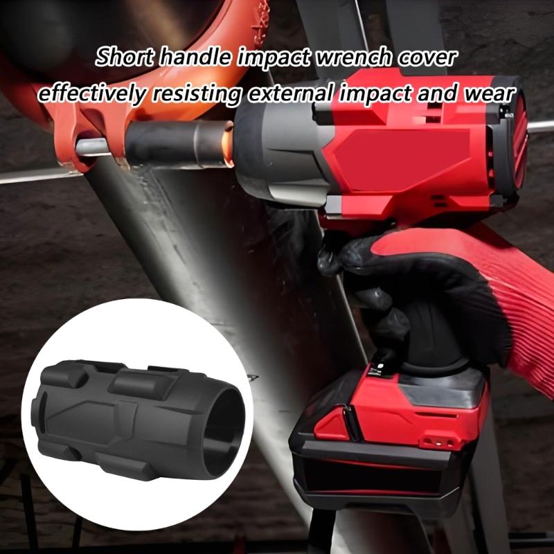 Strong Impacts-absorbing Cover For Compacts Impacts Wrenches Tool Half an Inches Drive Rubber Guard