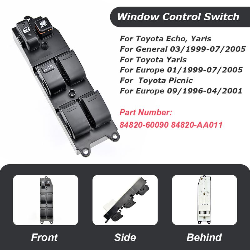 84820-60090 Electric Master Door Window Lifter Button Main Switch Control Unit for Toyota Camry Corolla 1997-2007 Car Products