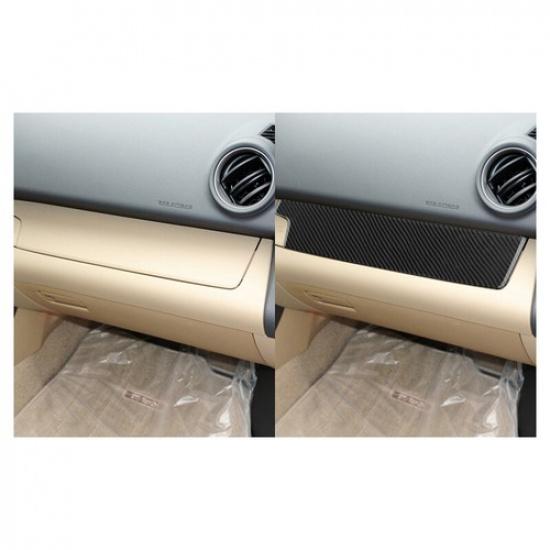 Carbon Fiber Co-pilot Dashboard Decorative Panel Cover For Toyota RAV4 2006-2012