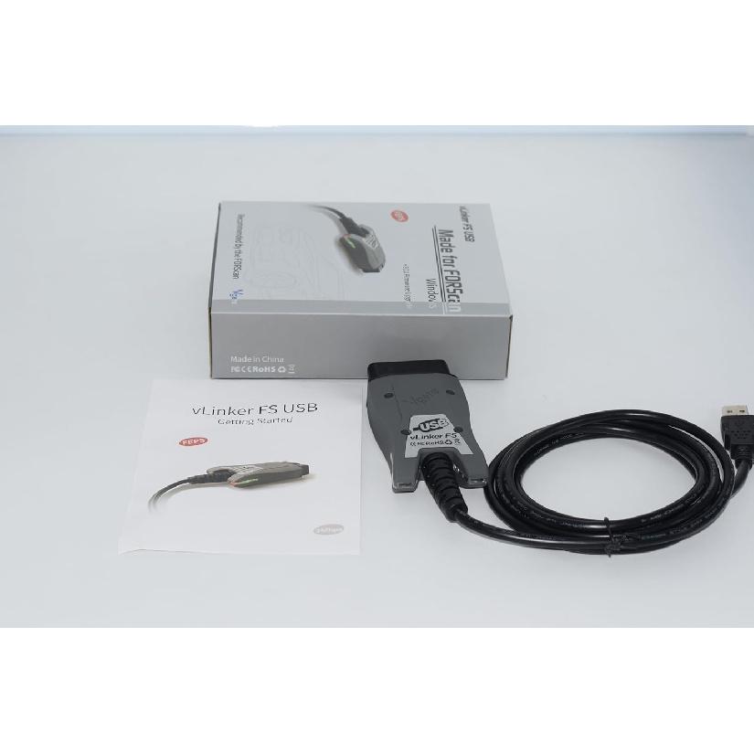 Vgate VLinker FS OBD2 USB Adapter For FORS-Can HS/MS-CAN Auto Switch