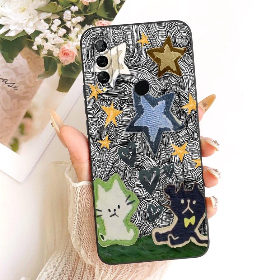 

For Phone Case Honor 20 Lite Cover HRY-LX1T 10i Cool Style Soft Silicone Back Protective Cover For Honor10i 20i Honor 20e Capa Honor 10i