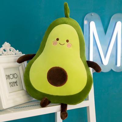 Lief avocado kussen knuffelpop verjaardagscadeau meisje kussenpop ins groot pluche speelgoed