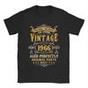 60th Birthday Vintage 1966 Unisex Myth Legend Retro Birthday Gift T Shirt Summer TShirts Pure Cotton Tshirt For Unisexs Top Tees