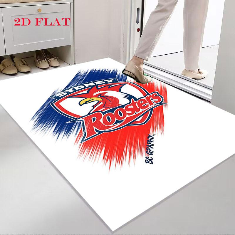 Sydney Roosters Glory Carpet Rug for Living Room Bedroom Home Sofa Decoration,Kids play Nonslip Floor Mat