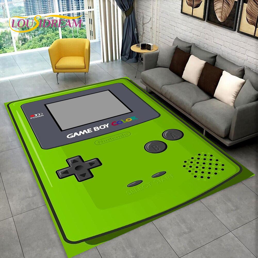 Retro Game Console Game Boy GBA Area Rug,Carpet Rug for Home Living Room Children Bedroom Sofa Doormat Decor,Non-slip Floor Mat
