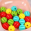 Pet Dog Toy Interactive Rubber Balls designed for Small Large Dogs Puppy Cat Chewing Toys Pet Tooth Washing Indestructible Dog Food Ball