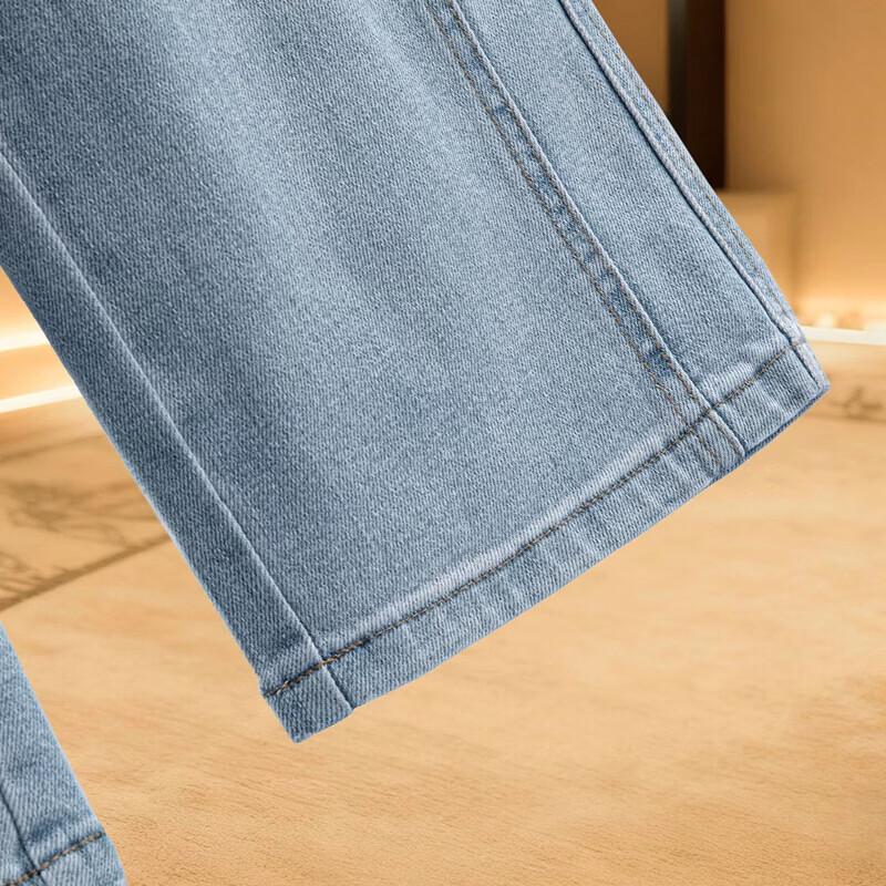 Sibaisha Women's Vintage Washed High-Waist Slim Fit Denim Jeans