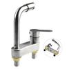 Easy To Clean Basin Faucet 2 Holes 304 Stainless Steel