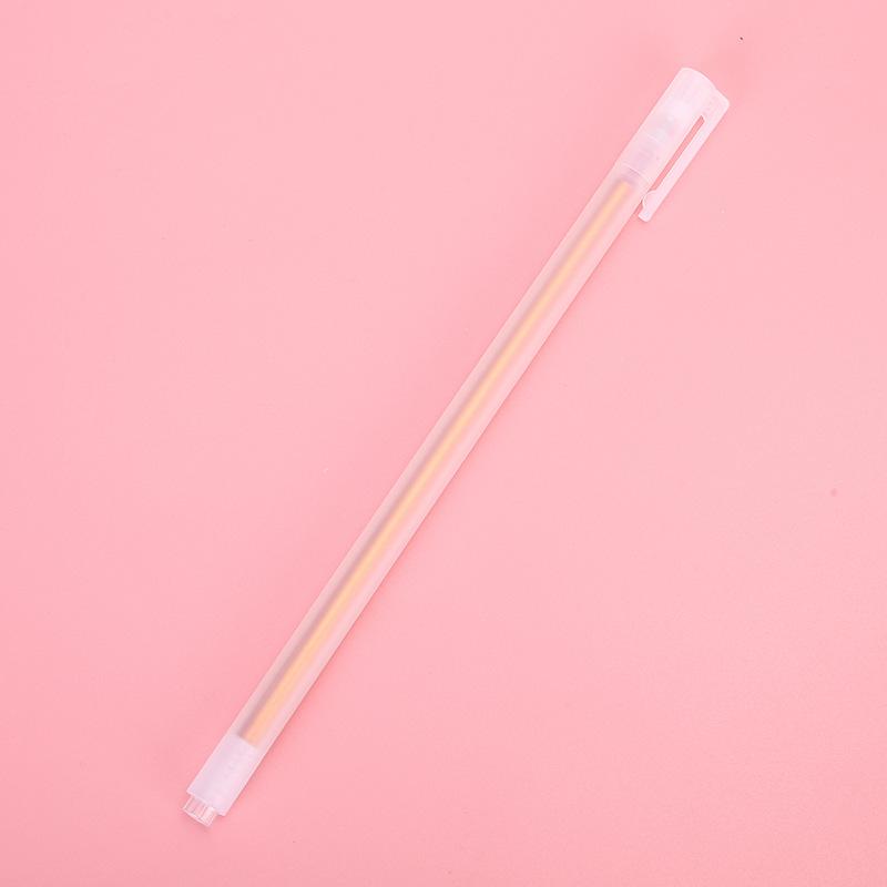 10Pcs Transparent Frosted Watercolor Pens, Used for Office Work, Problem Solving, Signature Writing, Diaries, Notes, Student Classroom Prizes, Friend