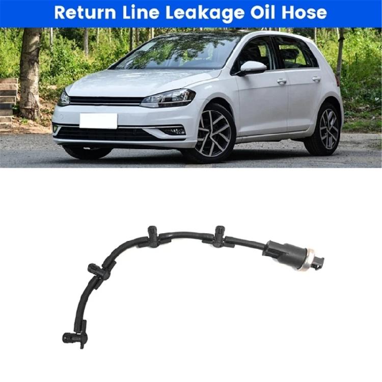 Engine Fuel Overflow Line Car Return Line Leakage Oil Hose 03L130235K Replacement Auto Leakage Fuel Hose for Golf