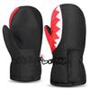 Winter Ski Gloves for Ages Black Children's Gloves, Waterproof, Warm, Fleece-Lined Kids, Fall/Winter Model, 3-5,
