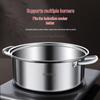 316 Edelstahl Suppentopf für Gas- und Induktionsherde - Lebensmittelqualität, extra dickes Becken, kein Schneckenlan
