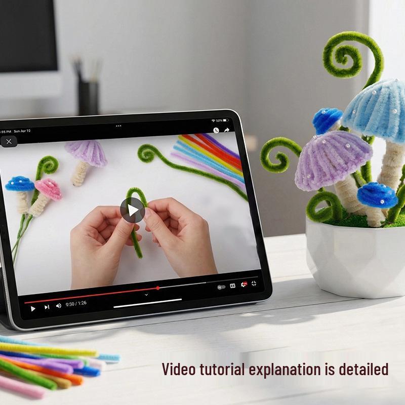 Mr. Toy Twist Stick DIY Plant Ornament Kit - Children's Handmade Birthday Gift