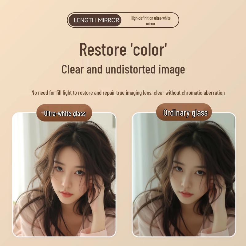 Self-Adhesive Full-Length Mirror