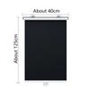 No Drilling Retractable Roller Window Shades Silver Coating Black Blackout Blind Shade Temporary Cover Curtain for Home Car