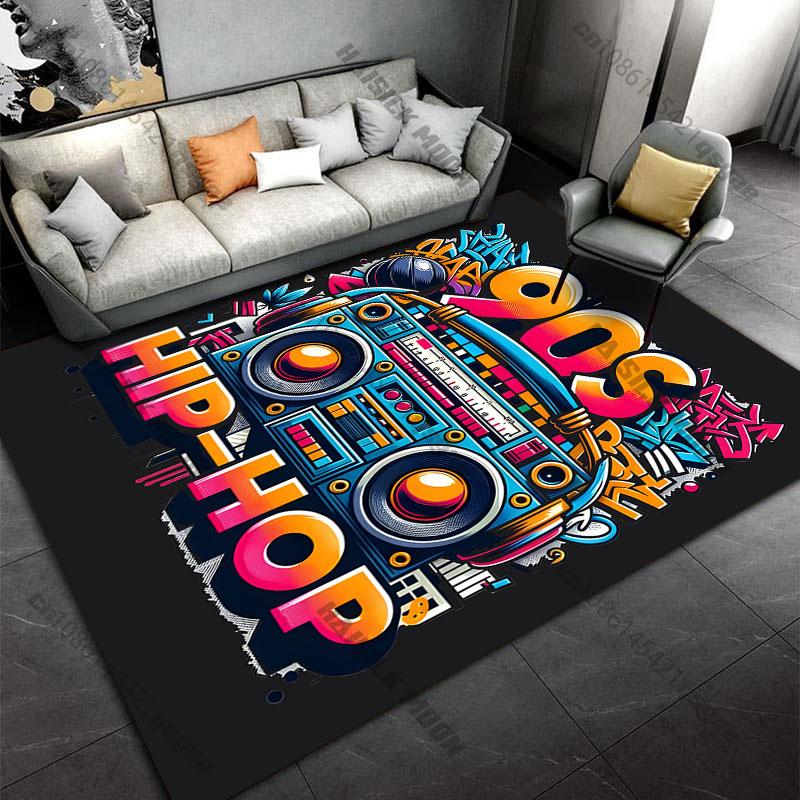 

Colorful retro cassettecarpet Yoga living room room decor children s crawling mat doormat area rug games floor mat 40x60cm
