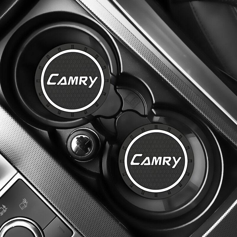

accessories styling for Toyota camry car sticker 2PCS Water Cup Bottle Holder Anti-slip Pad Mat Silica Gel