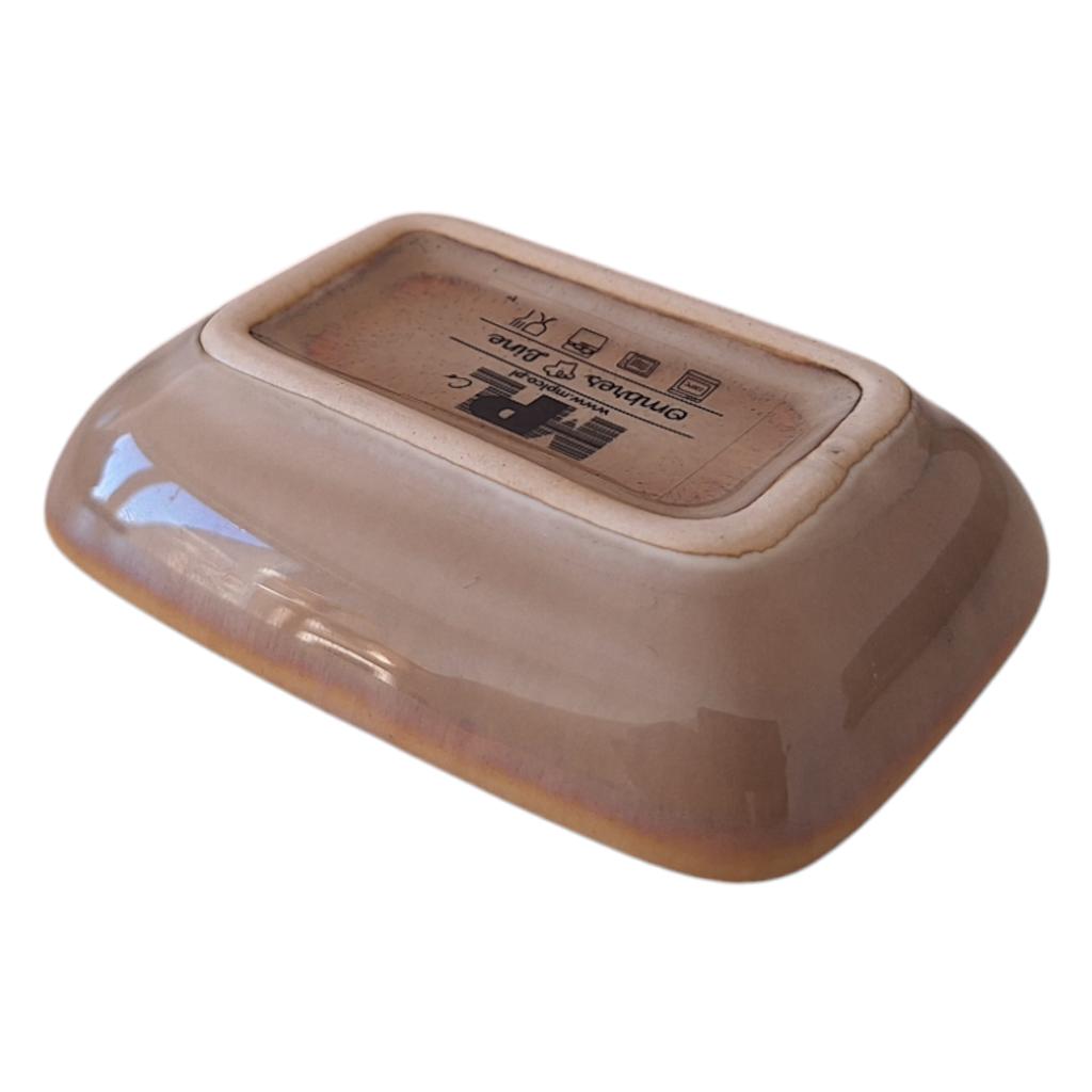 Bowl Container For Dip Sauce Rectangular Ceramic Sauce Boat 30Ml